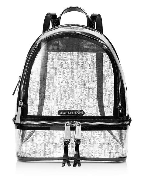 bookbag purses similar to michael kors|Michael Kors clear backpack.